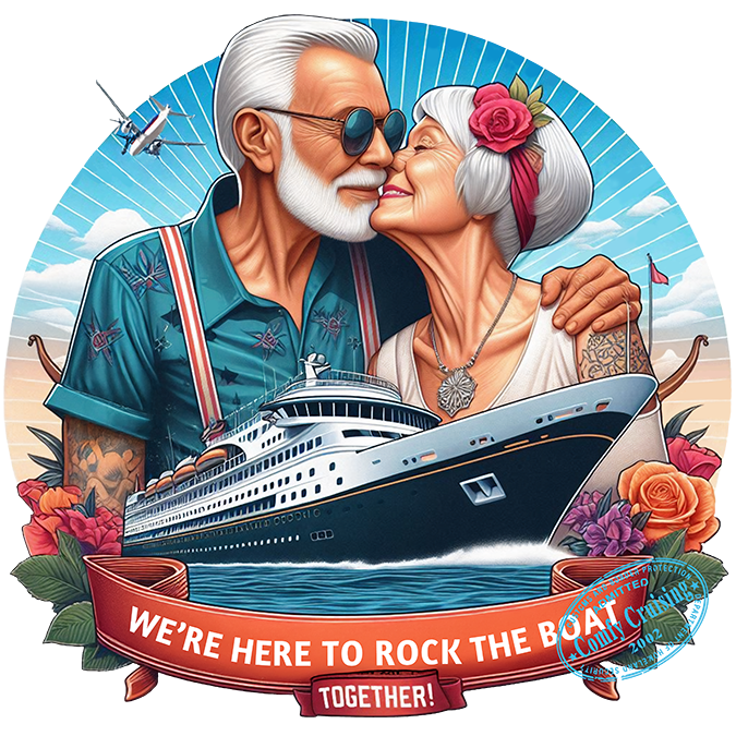 WE'RE JUST HERE TO ROCK THE BOAT TOGETHER 2 T-Shirt