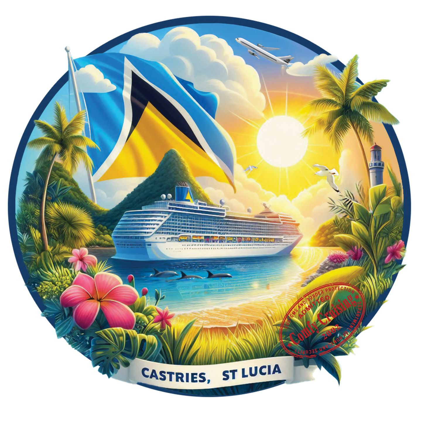 ST LUCIA ADVENTURE 3 T-Shirt