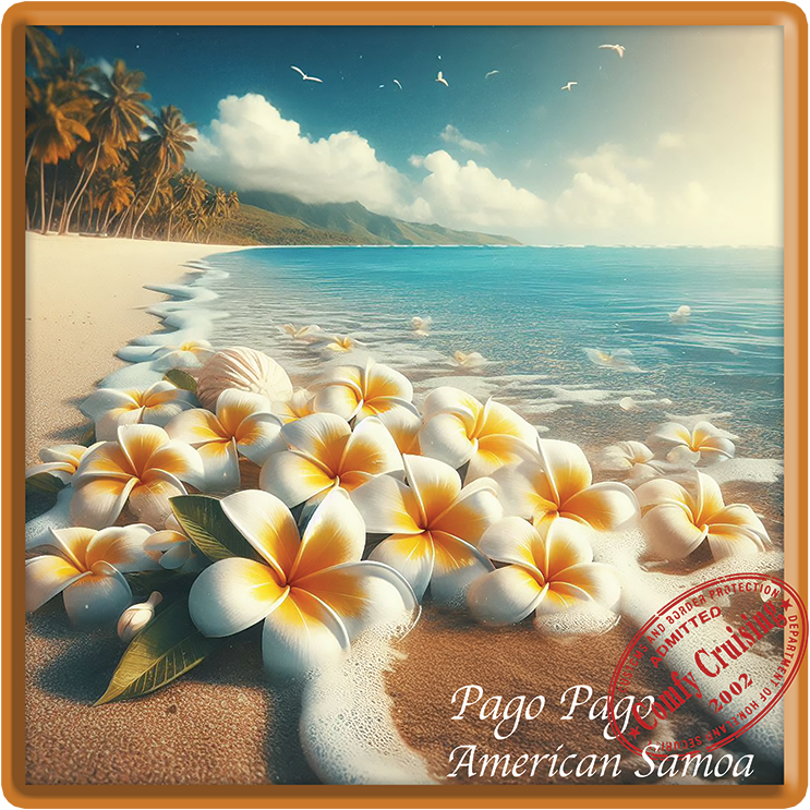 PAGO PAGO AMERICAN SAMOA FLORAL T-Shirt