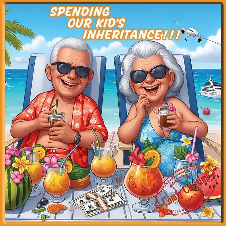 SPENDING OUR KID'S INHERITANCE T-Shirt