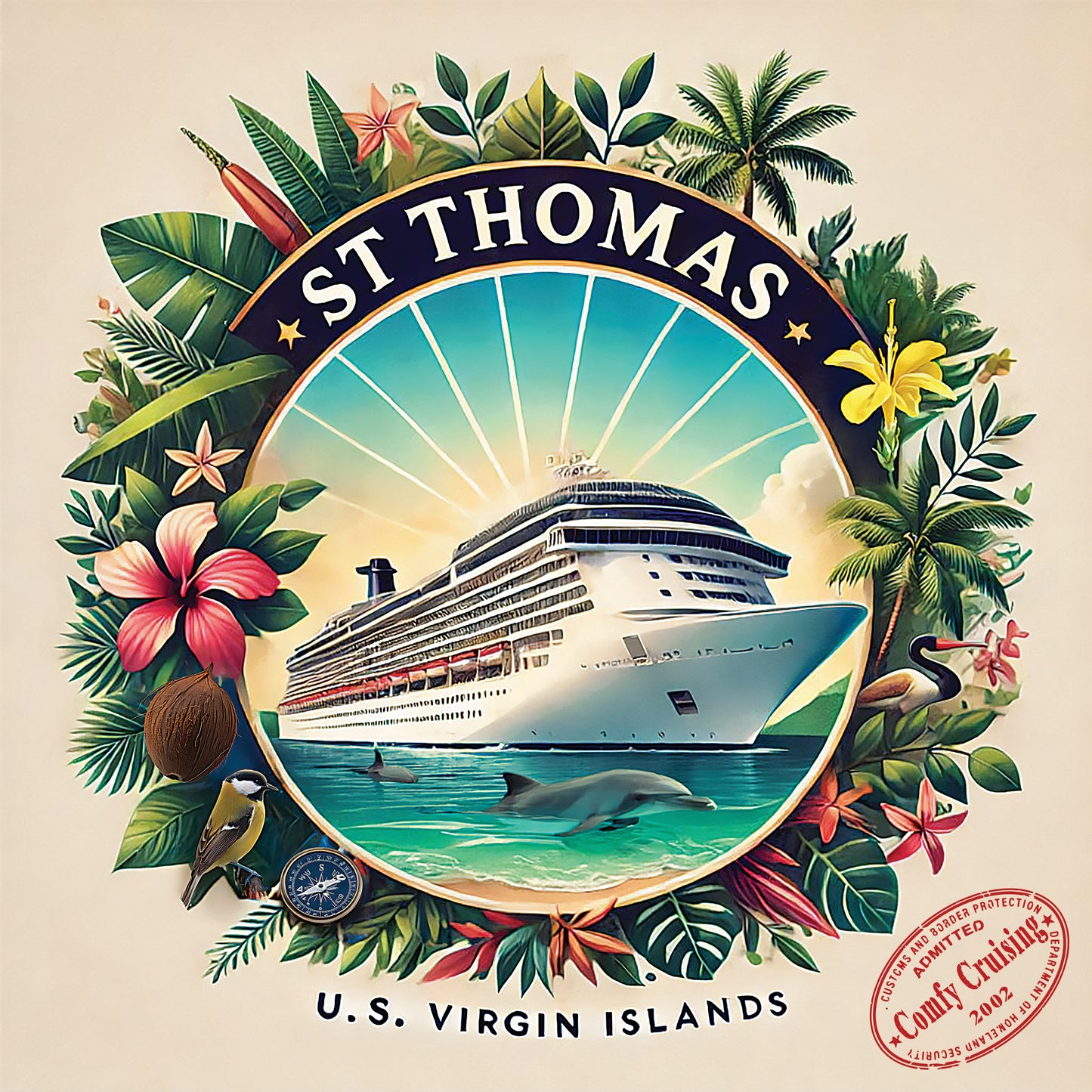 ST THOMAS ADVENTURE 2 T-SHIRT