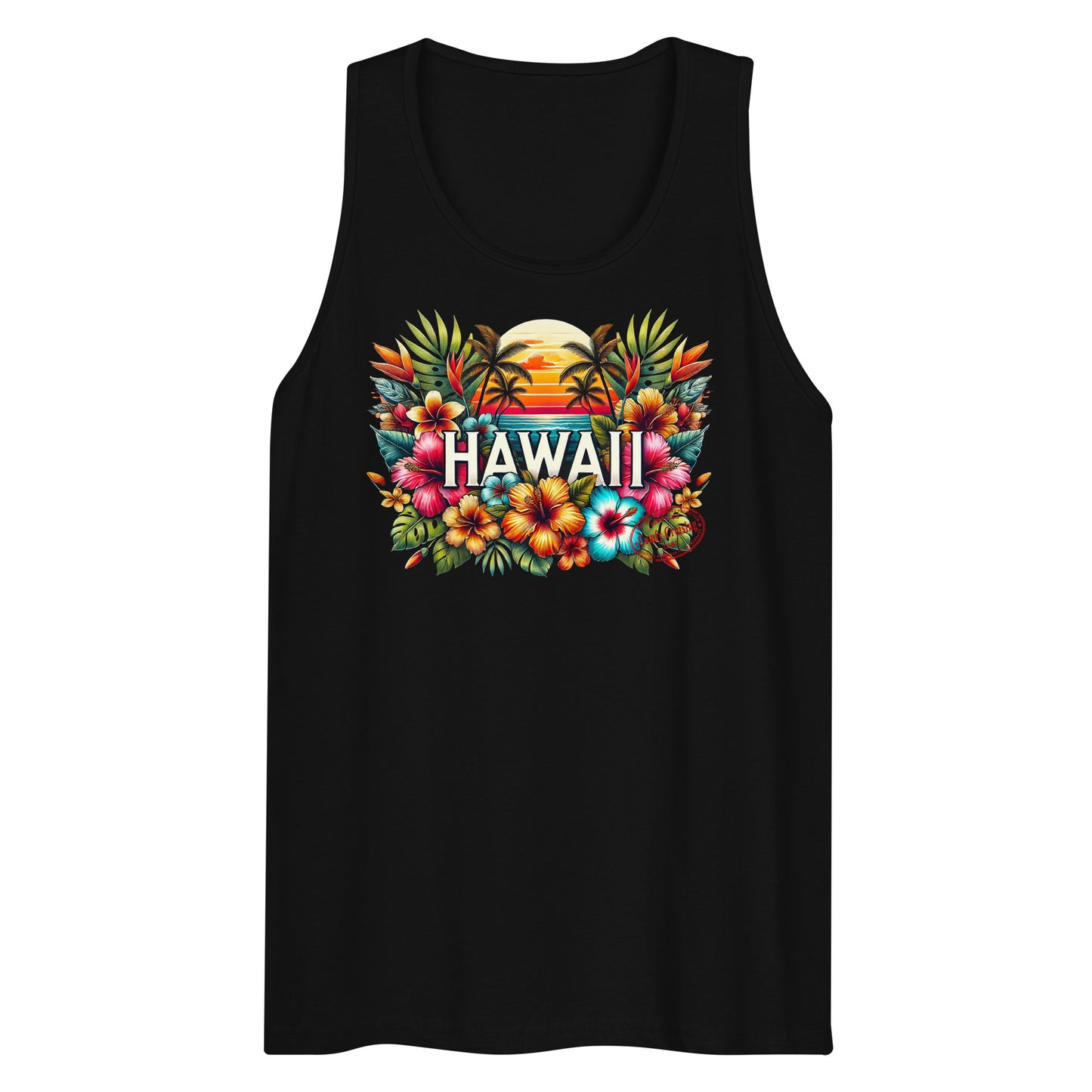 Hawaii Floral 3 Retro Design