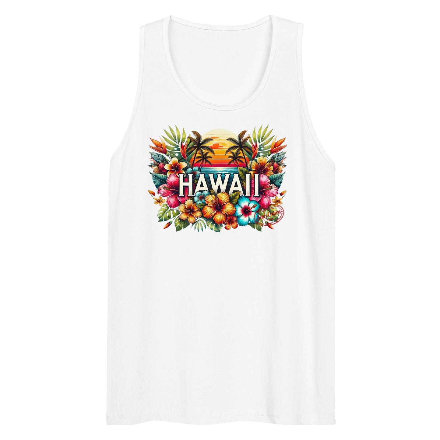 Hawaii Floral 3 Retro Design