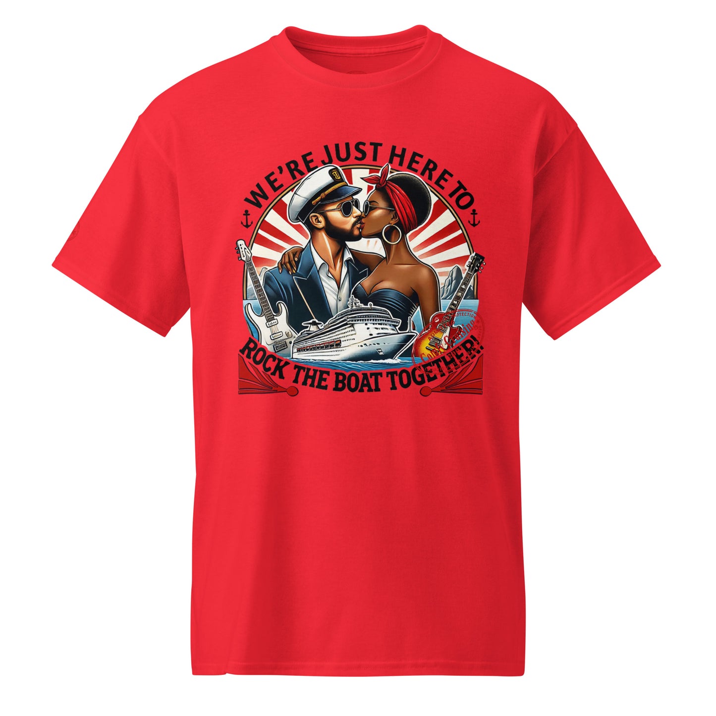 WE'RE JUST HERE TO ROCK THE BOAT TOGETHER 3 T-Shirt