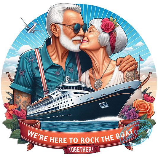 WE'RE JUST HERE TO ROCK THE BOAT TOGETHER 2 T-Shirt