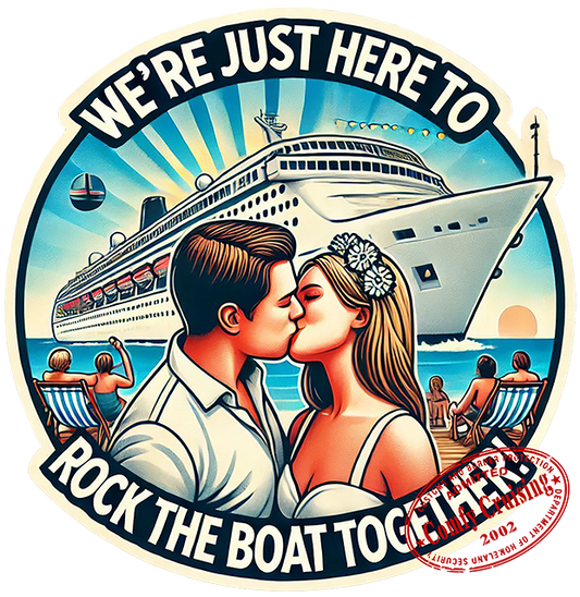 WE'RE JUST HERE TO ROCK THE BOAT TOGETHER T-Shirt