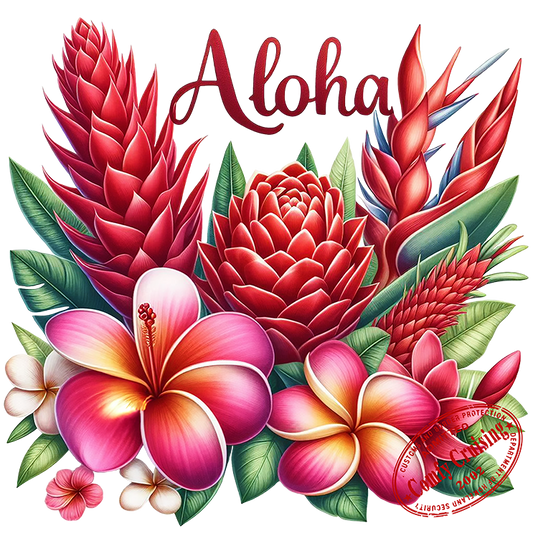 Hawii Aloha Floral 1