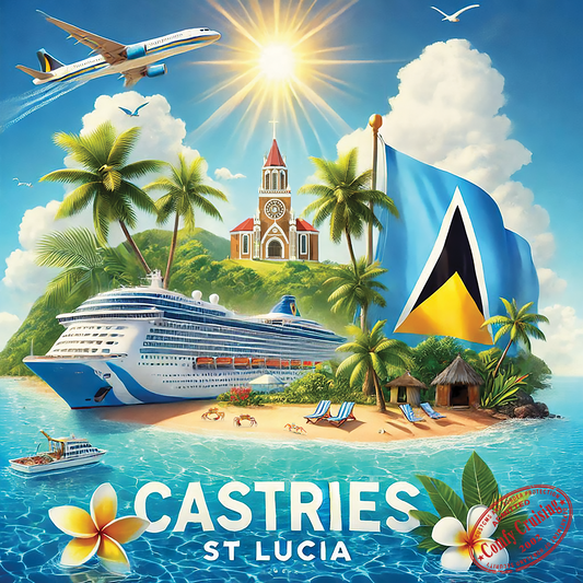 ST LUCIA - CASTRIES ADVENTURE 1 T-Shirt