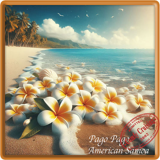 PAGO PAGO AMERICAN SAMOA FLORAL T-Shirt