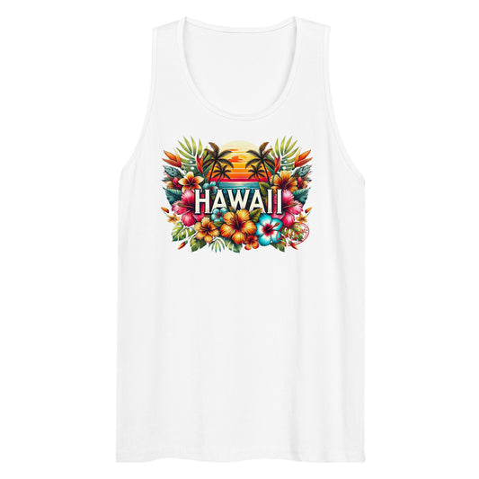 Hawaii Floral 3 Retro Design